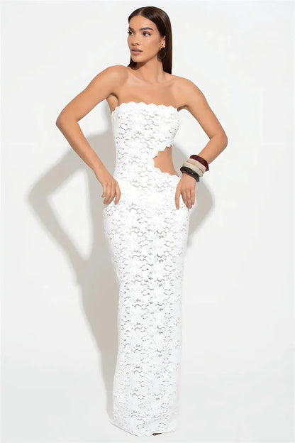 Off-shoulder Backless Sexy Maxi Women Dress