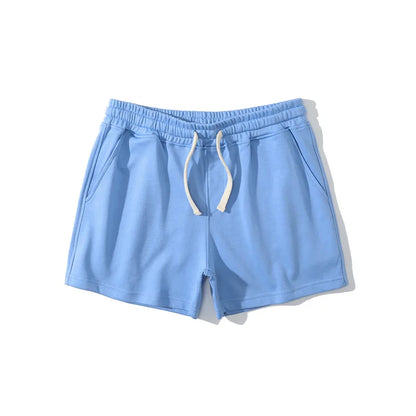 Cotton Running Shorts For Men Gym Fitness Home Casual Sport Underwear Yoga Workout Training Loose Boxers Super Short Pants Sweat