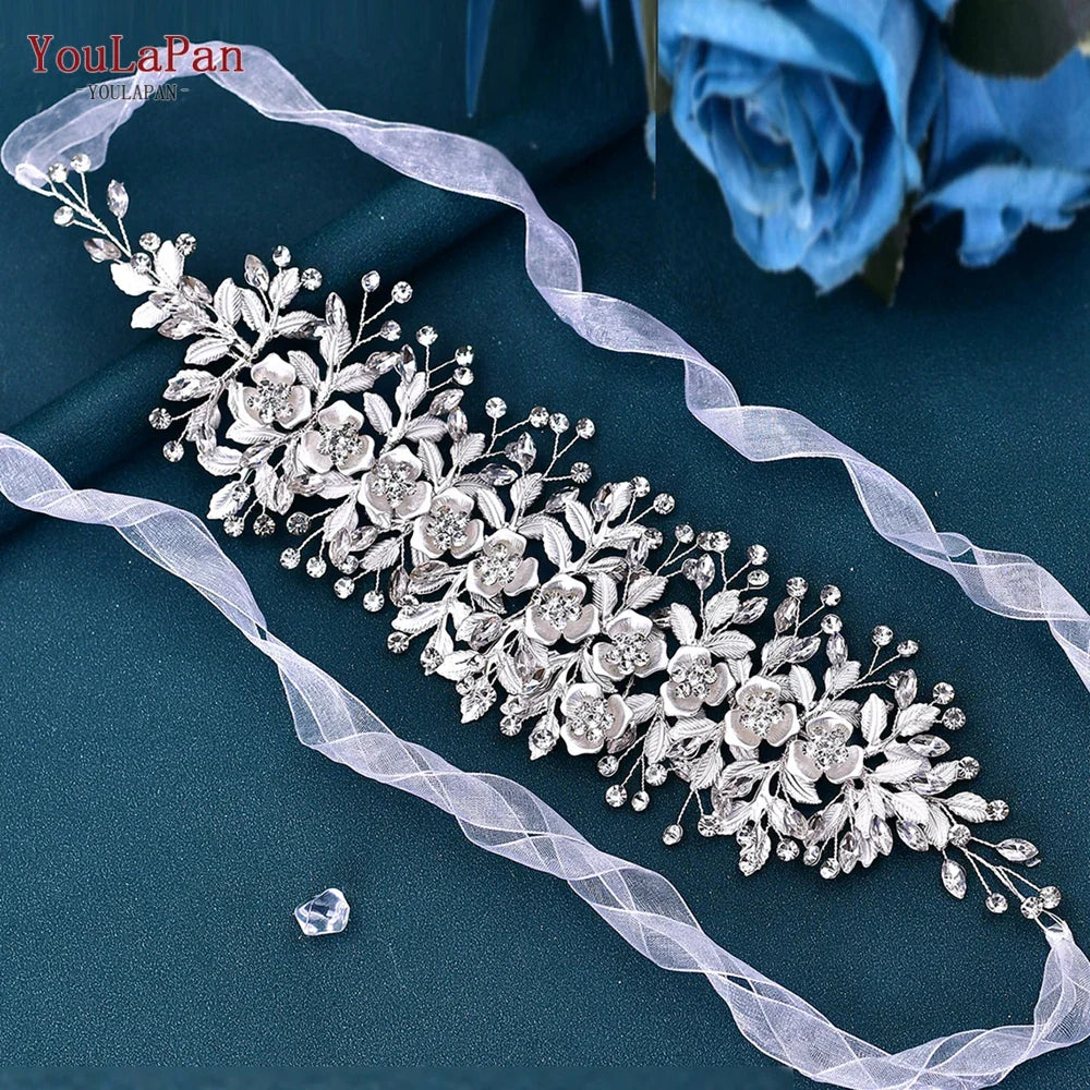 Wedding Bridal Rhinestone Dress Sash Belts for Women Wedding Jewelry Accessories