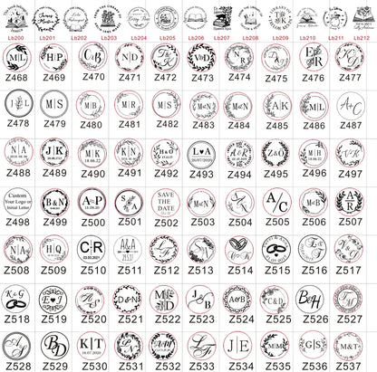 Custom Initials Embosser stamp,Book Embosser Personalized Wedding Embossing Stamp, Address Stamp, Form the Library Embosser
