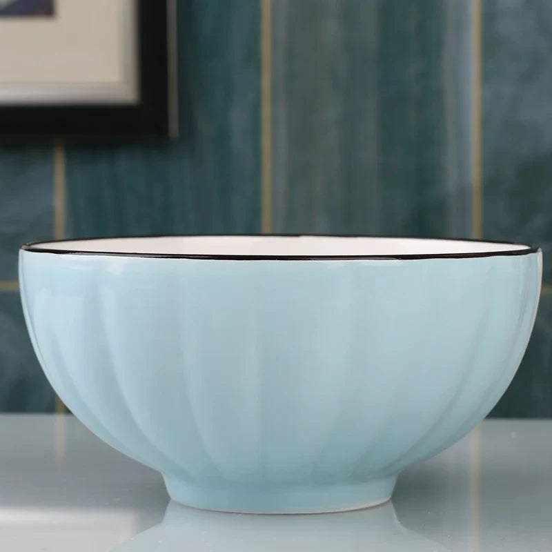 Large Size Cerc Bowl Set Creative Bowl Plate Combination Microwave Se Home Use Single 4 Pieces New 202 Dining Utensils