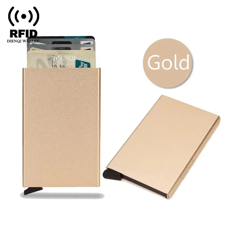 Credit Card Holder Thin Slim Metal