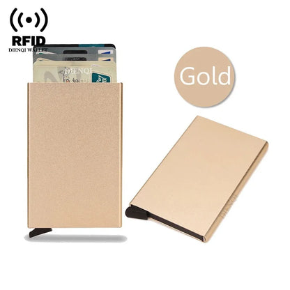 Credit Card Holder Thin Slim Metal