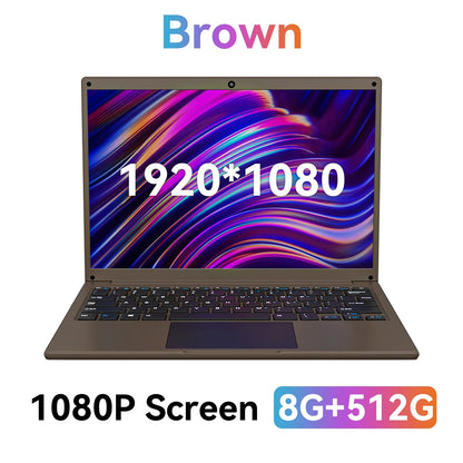 Adreamer Laptop 13.3 Inch Portable Laptops With Intel CPU 2.5K FHD IPS 8GB 1T SSD  2.5K FHD Display Notebook