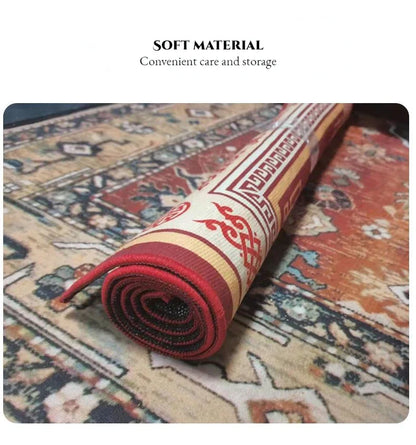 Luxury European Carpets for Living Room, Bedroom 200x300 Large Area Rugs Rug Washable