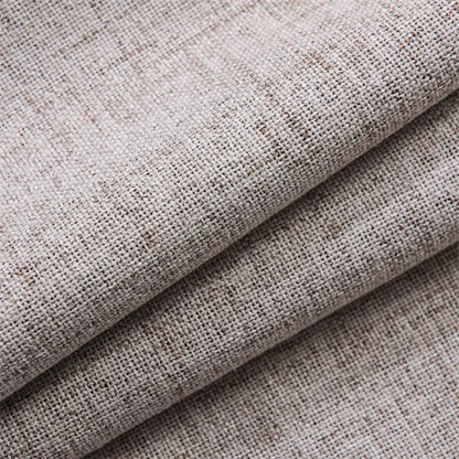 Linen 100% Blackout Curtains Water Proof Curtains for Living Room