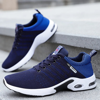 Men Running Shoes Breathable Lace-up