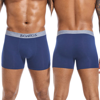 4pcs Men Underwear Cotton Boxer Shorts