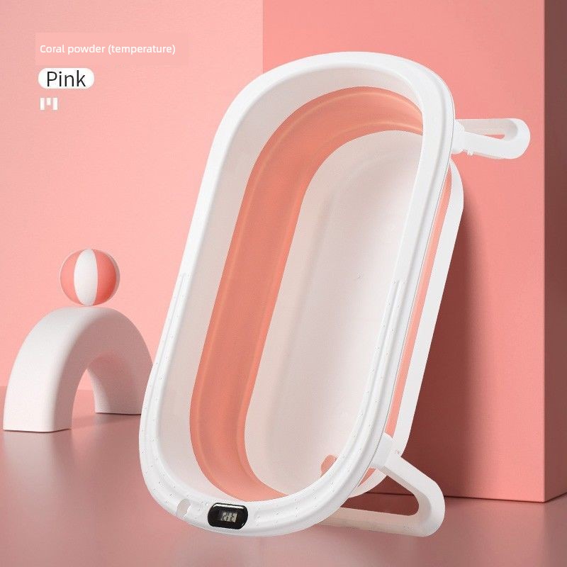 Baby Foldable Bathtub Bathtub Baby Lying Large Size Bath Bucket Kids Home Bath Newborn Children's Products