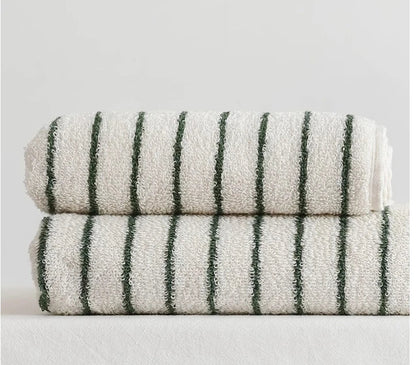 Striped Geometric Rhombuses Cotton Soft Towels