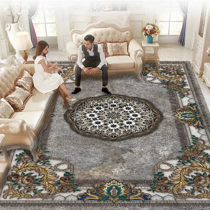 Luxury European Carpets for Living Room, Bedroom 200x300 Large Area Rugs Rug Washable