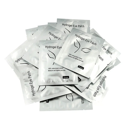 50Pairs/Lots Eyelash Extension Patch Under Eye Pads Hydrogel Patches For Extension Lint Free Stickers Eyelash patches Makeup