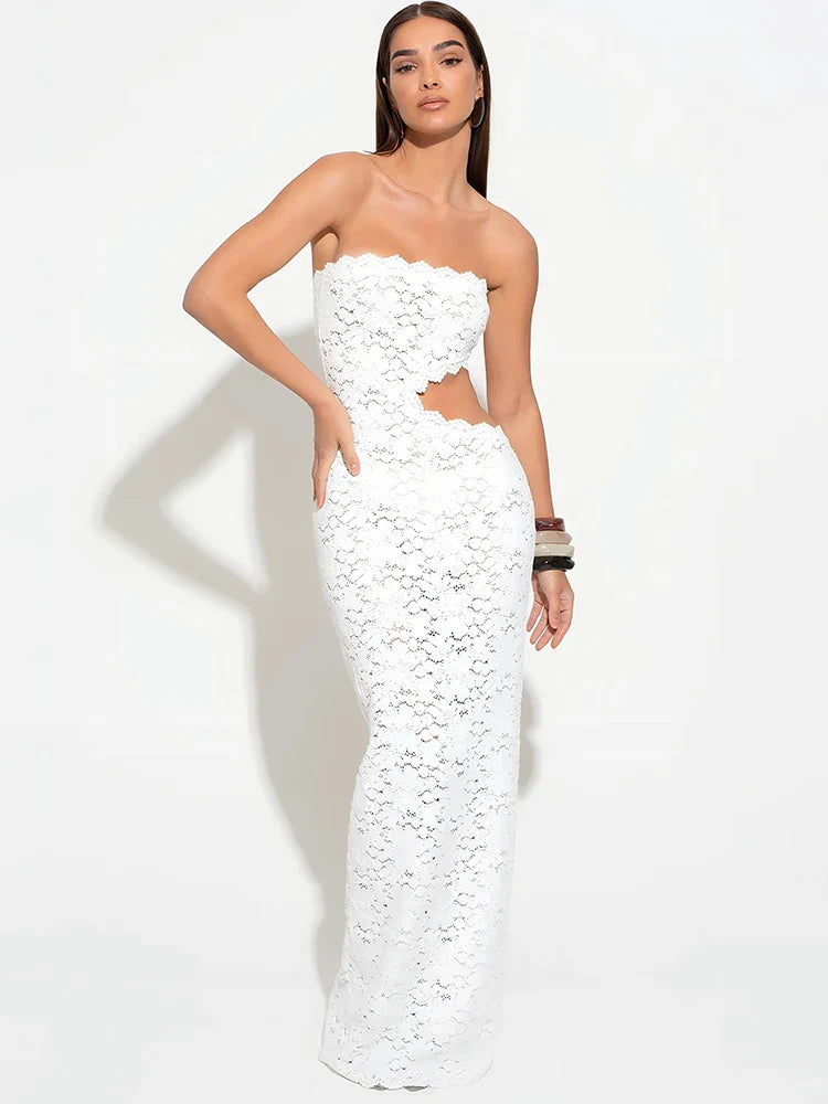 Off-shoulder Backless Sexy Maxi Women Dress