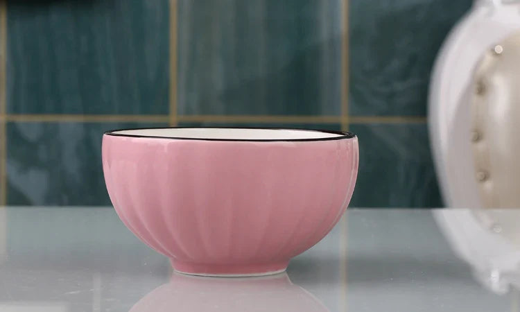Large Size Cerc Bowl Set Creative Bowl Plate Combination Microwave Se Home Use Single 4 Pieces New 202 Dining Utensils