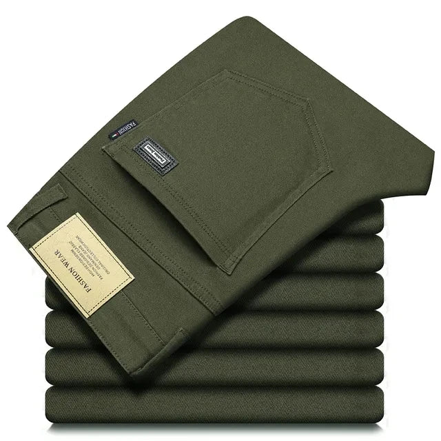 Fashion Straight Classic Fit Soft Male Jeans
