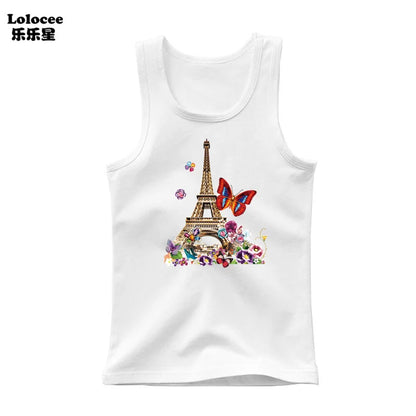Girl Summer Pink Tanks Tops
