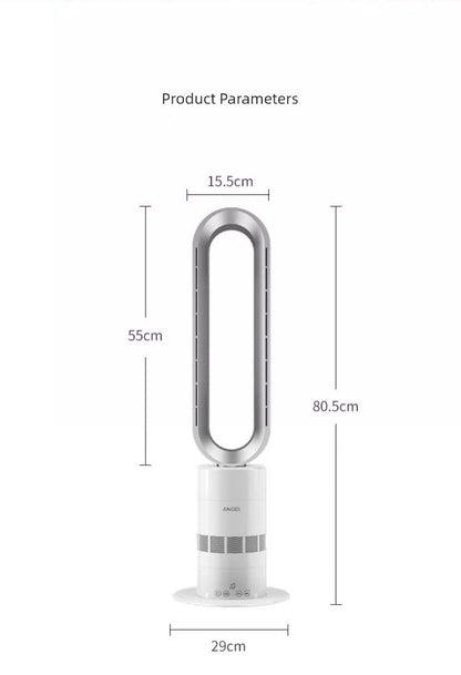 Angel German Heating Energy Saving Shaking Head Bladeless Fan