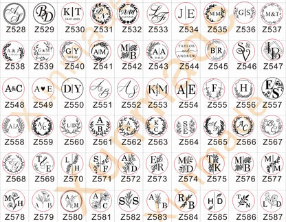 Custom Initials Embosser stamp,Book Embosser Personalized Wedding Embossing Stamp, Address Stamp, Form the Library Embosser