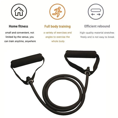 Resistance Exercise Bands With Handles For Men Women