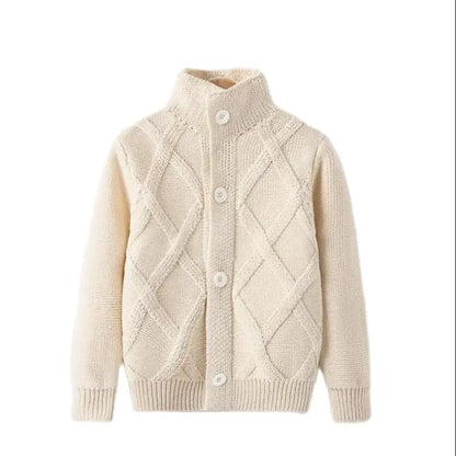 Boys Sweater Knitwear Long-Sleeve Cotton Cardigans