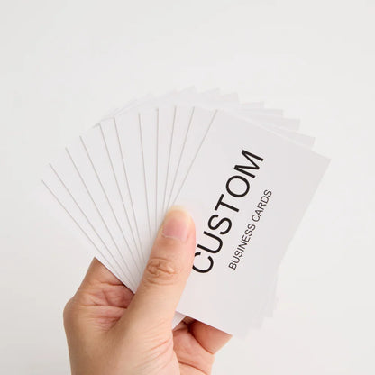 200/500/1000pcs Customizable Cards, Personalized Business Cards with Acrylic Storage Box, Waterproof Thank You Invitations