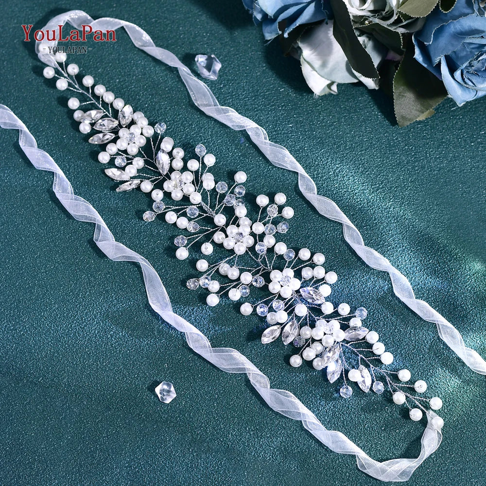 Wedding Bridal Rhinestone Dress Sash Belts for Women Wedding Jewelry Accessories