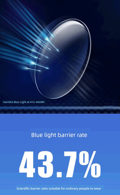 Fashion Blue Light Reading Glasses TR90 Light Anti-Radiation Men & Women Anti-Fatigue Presbyopic Glasses