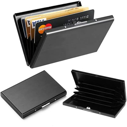 Large Capacity Anti-Scan RFID Wallet, Slim Blocking Card Protection