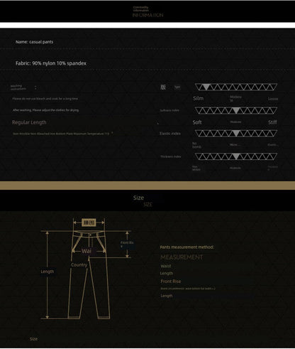 Brand Summer Slim-Fit Casual Suit Pants