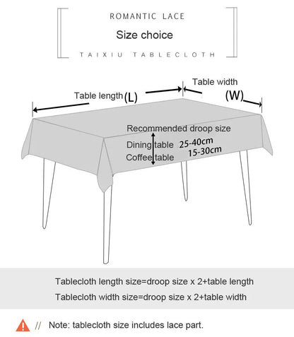 Luxury Jacquard Tablecloth with Tassel Pendant Chenille Fabric Rectangular Table Cover European Living Room Coffee Table Cloth