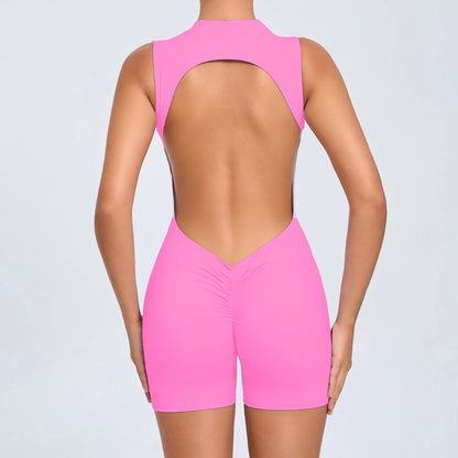 Women One-piece Sport Yoga Jumpsuit Workout Clothes