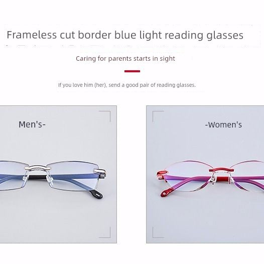 Fashion Blue Light Reading Glasses TR90 Light Anti-Radiation Men & Women Anti-Fatigue Presbyopic Glasses