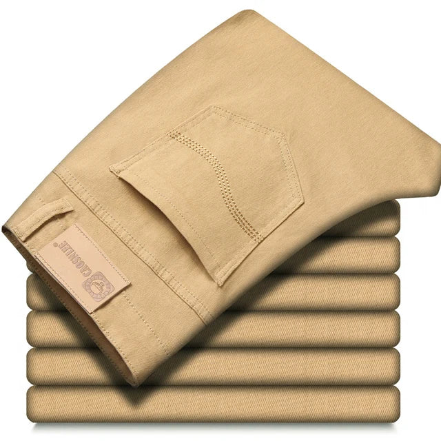 Fashion Straight Classic Fit Soft Male Jeans