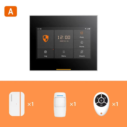 Staniot Wireless WiFi 4G Smart Tuya Security Alarms for Home with 5 Years Door Window Sensor Burglar System Kits Work with Alexa