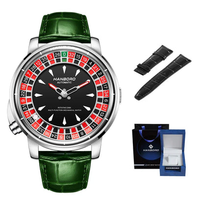 Men's fully automatic mechanical watch roulette wheel