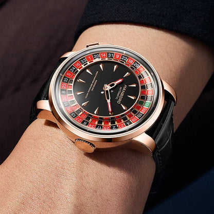 Men's fully automatic mechanical watch roulette wheel