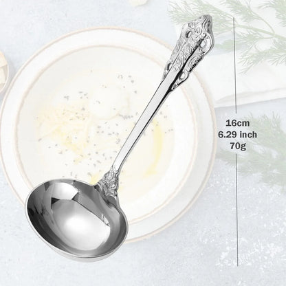 2/3/4/5/6 pieces 6.29 inch mini gravy sauce ladle for mixing and stirring Cereal Sauce Gravy Condiment non cooking soup ladle