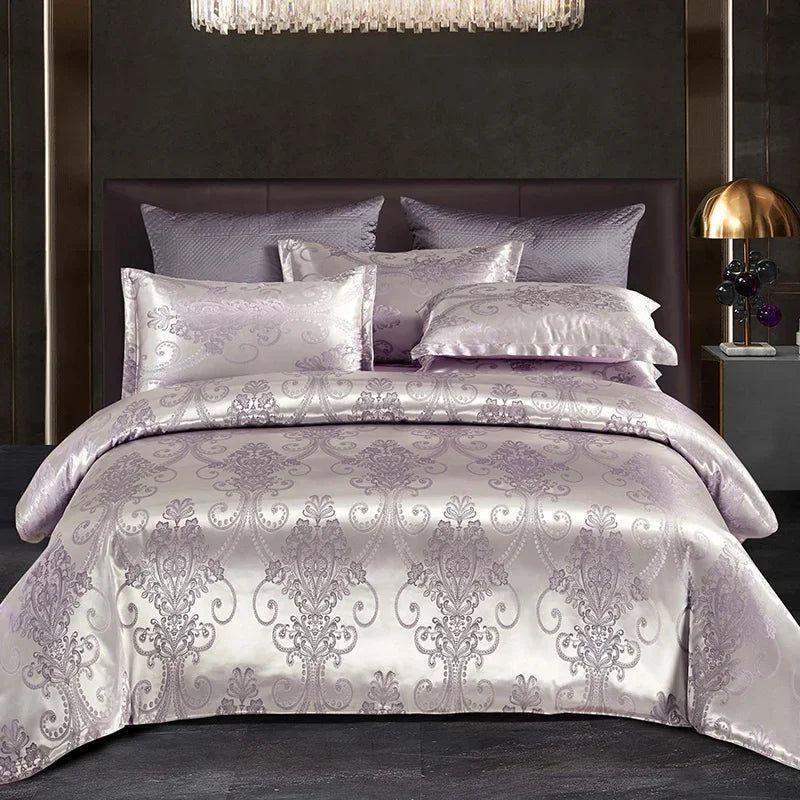 European Soft Fabric Luxury Duvet Cover Set - 3pcs