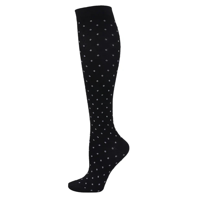 New Compression Socks Men Women Graduated 20-30 Mmhg Fit For Medical Edema Diabetes Varicose Veins, Running Compression Socks