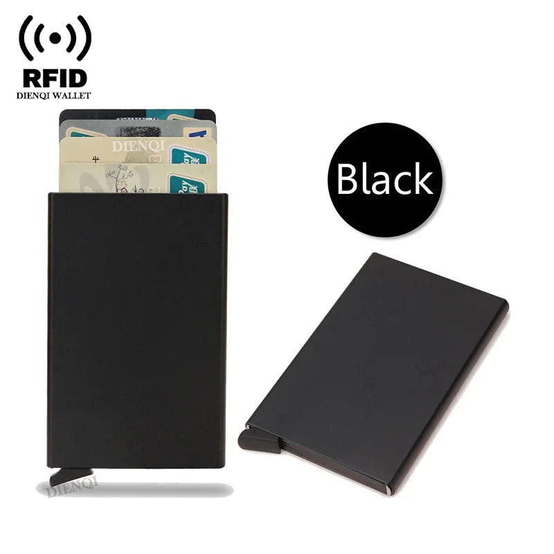 Credit Card Holder Thin Slim Metal