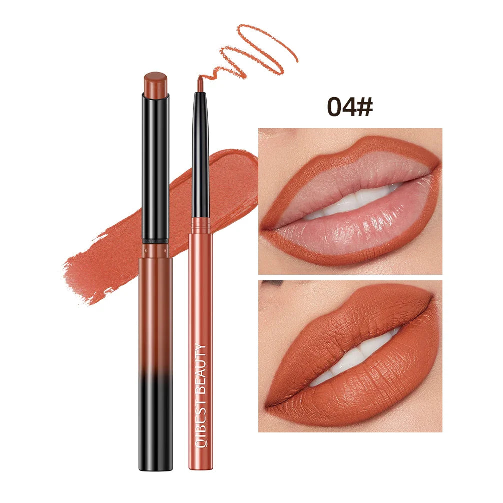 2pc Lipstick Lip liner Pencil Waterproof Long Lasting