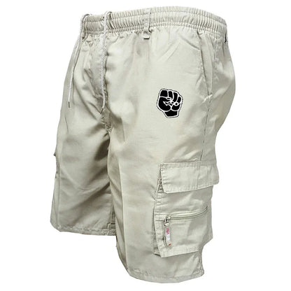 Men's Cargo Shorts Bermuda Cotton Multi-pocket Casual Outdoor Short Pants