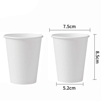 10/20/30/50/100pcs Disposable Paper Cups Solid Color For Water DIY Birthday Wedding Party Picnic BBQ Travel and More
