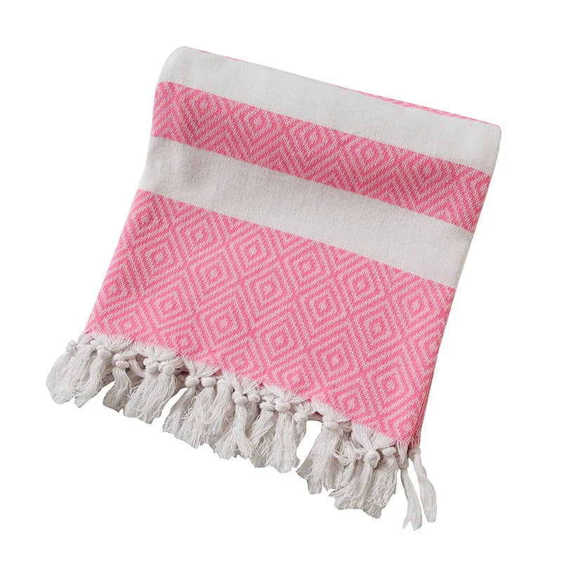 Turkish Beach Towel Oversized (40"x70") - Sand Free, Extra Large, Ultra Soft,Compact & Lightweight for TravelQuick Drying