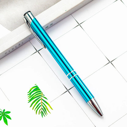 100 50 20 Pcs Custom Ballpoint Pen Metal Pen Support Custom Logo Advertising Personalized Pen Advertising Gift