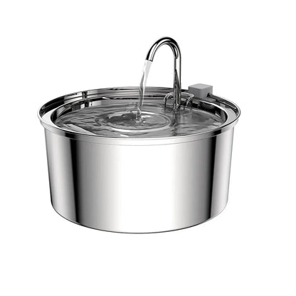 Stainless Steel Automatic Pet Cat Water Feeder Drinking Bowl