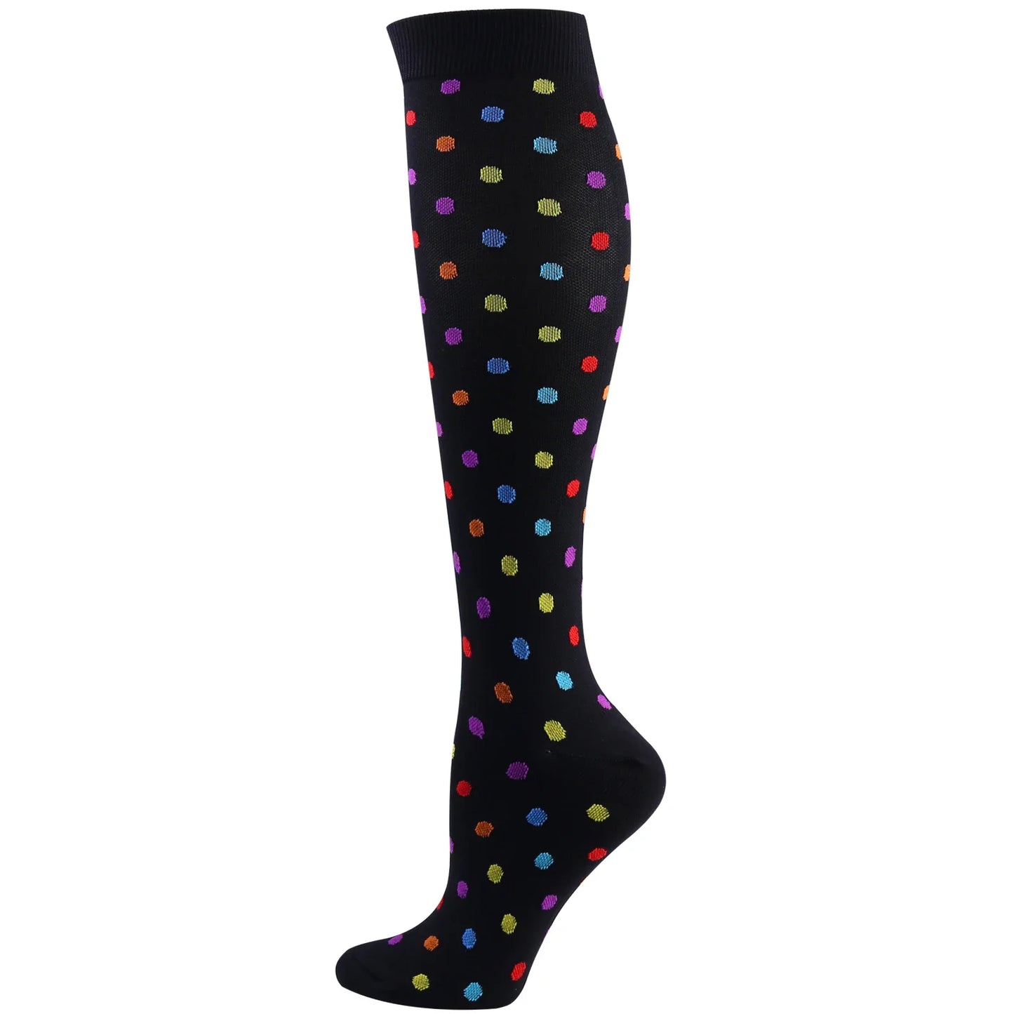 New Compression Socks Men Women Graduated 20-30 Mmhg Fit For Medical Edema Diabetes Varicose Veins, Running Compression Socks