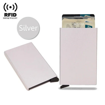 Credit Card Holder Thin Slim Metal