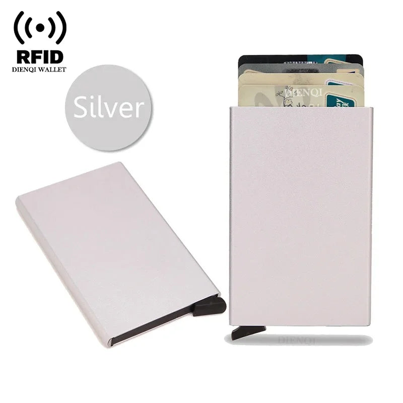 Credit Card Holder Thin Slim Metal