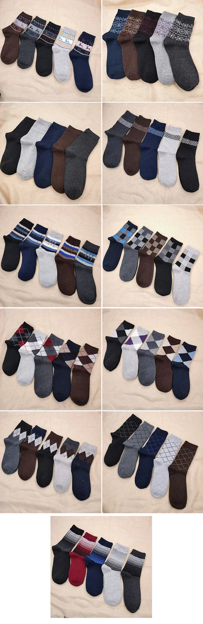 High Quality 5 Pairs Casual Cotton Male Boy Socks